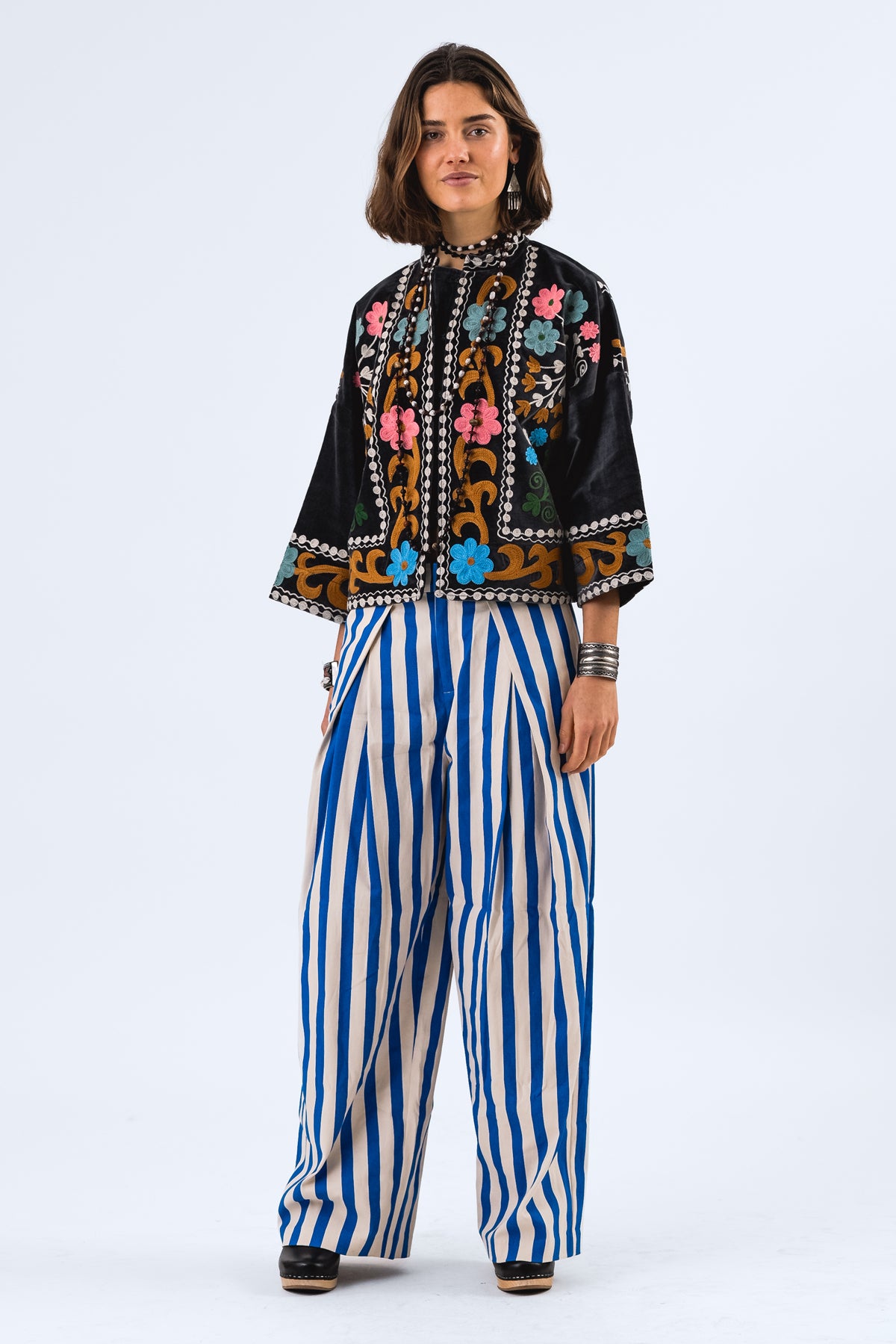 Lolly's Laundry 'Zola' Pant -Stripe - Sizes: M L