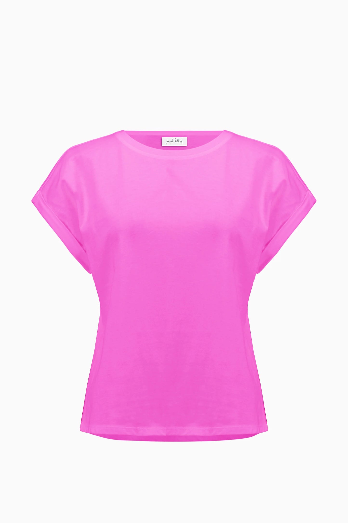 SALE Joseph Ribkoff Cotton Box Tee-Shirt - Pink Sherbet - Sizes: L