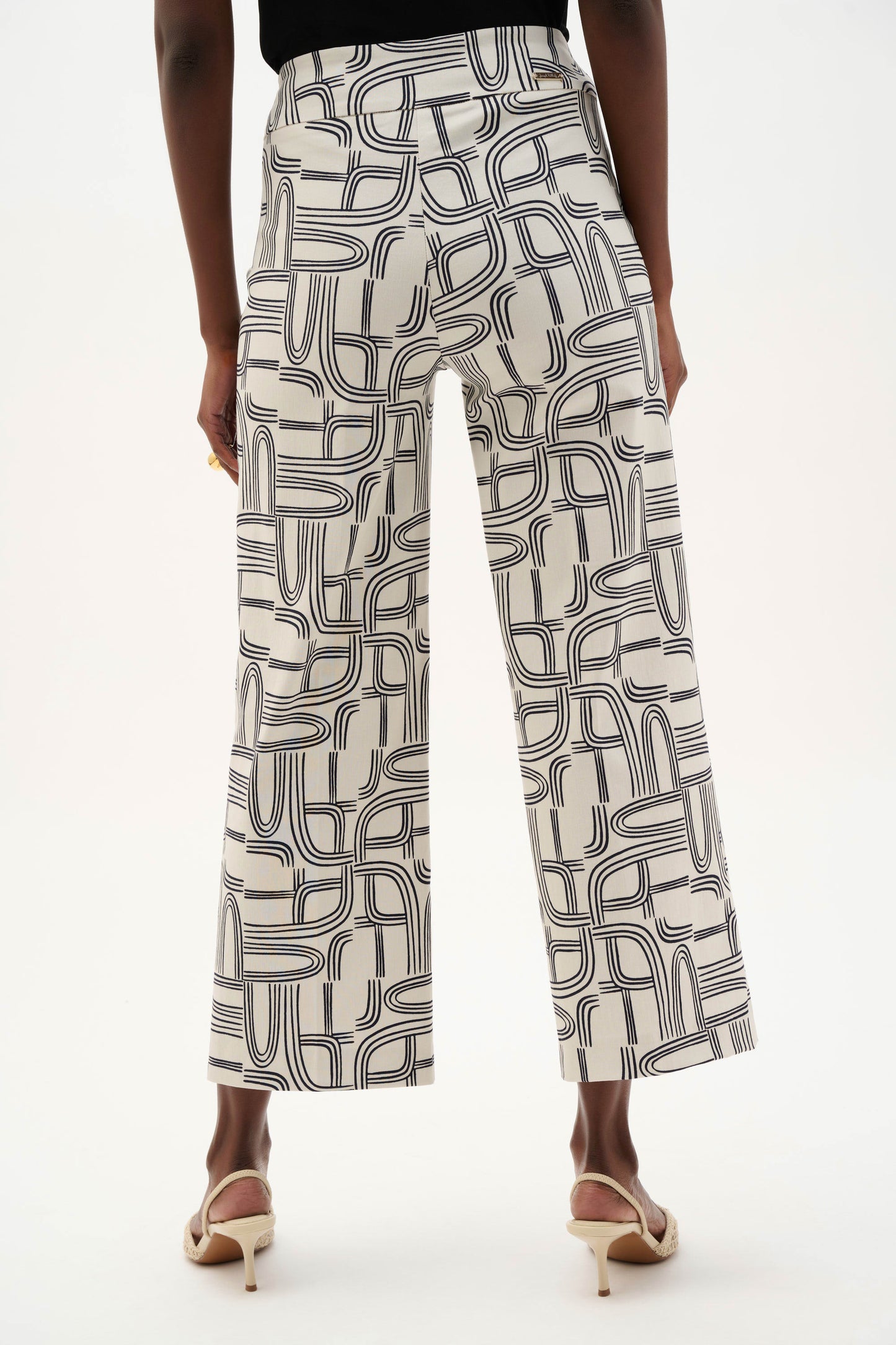 SALE Joseph Ribkoff Geometric Print Pants - Size: 10
