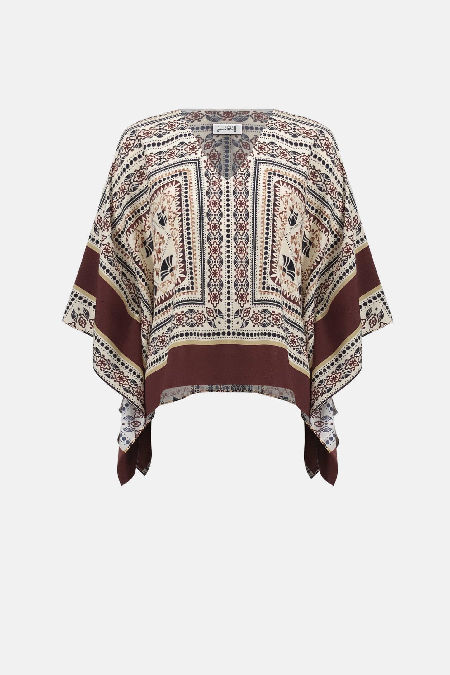 Joseph Ribkoff Georgette Printed Poncho Top - Sizes: S M