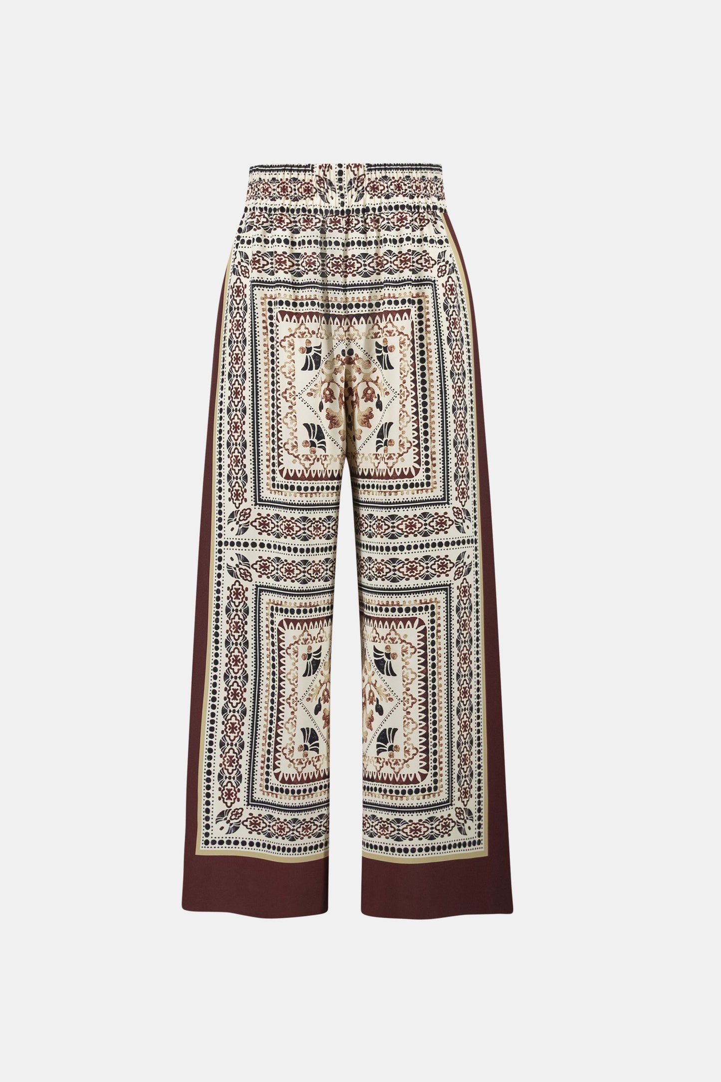 Joseph Ribkoff Scarf Print Wide-Leg Pull-On Pants - Sizes: S M
