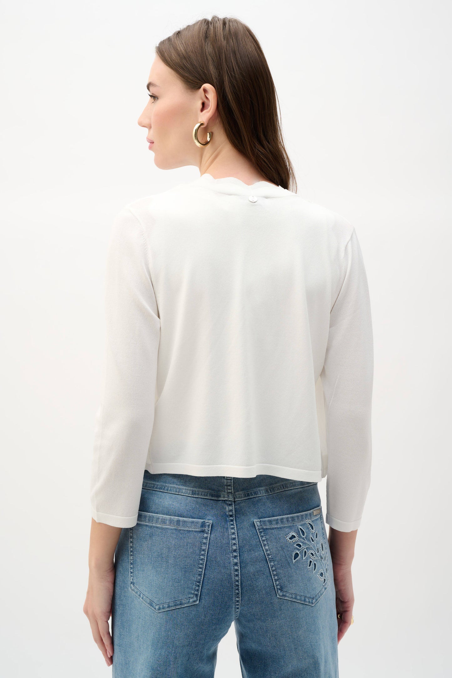 SALE Joseph Ribkoff Knit Bolero Cardigan - Vanilla - Sizes: S