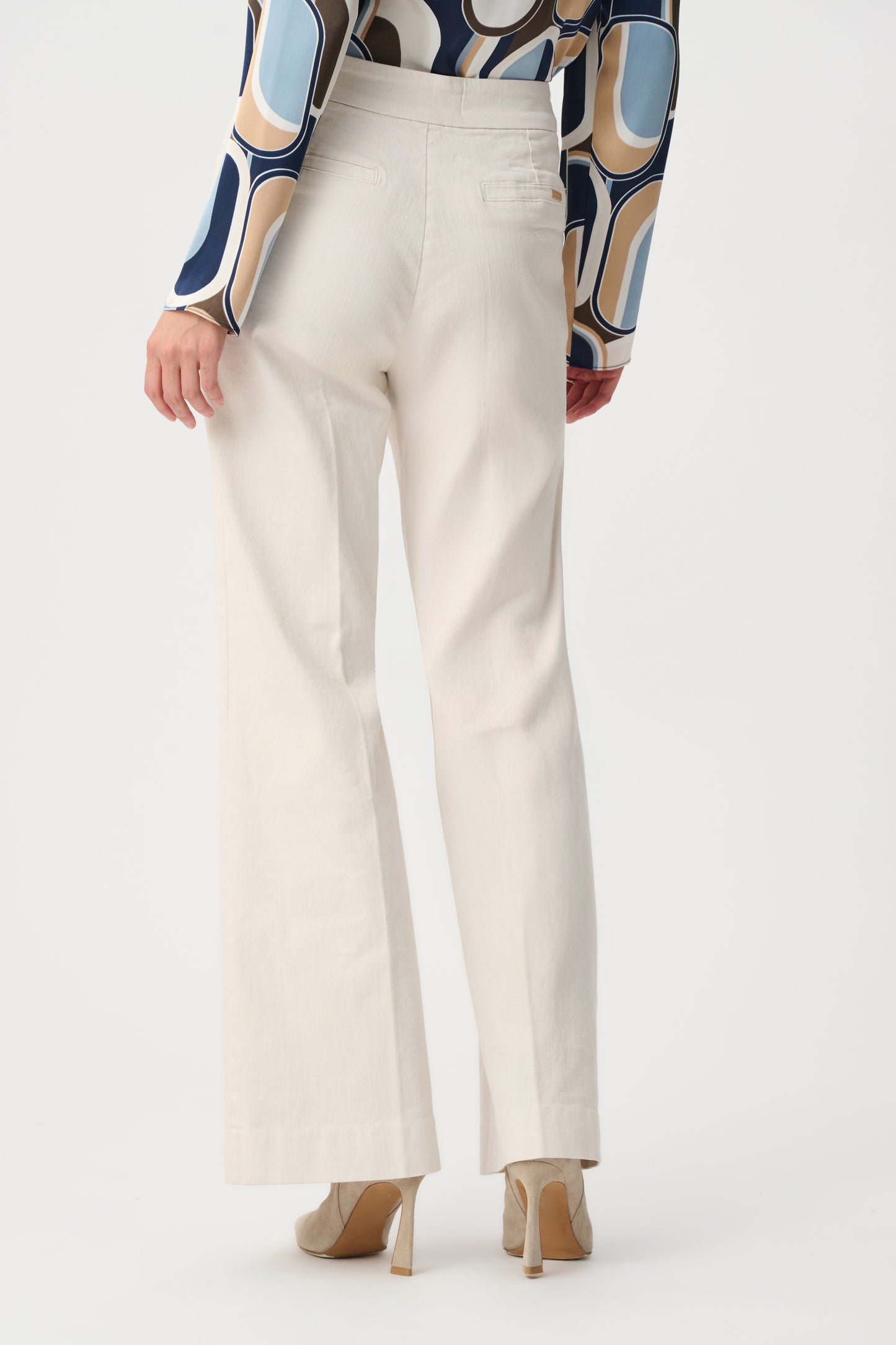 Joseph Ribkoff Wide Leg Jeans - Birch - Sizes: 8 10 12 14 16