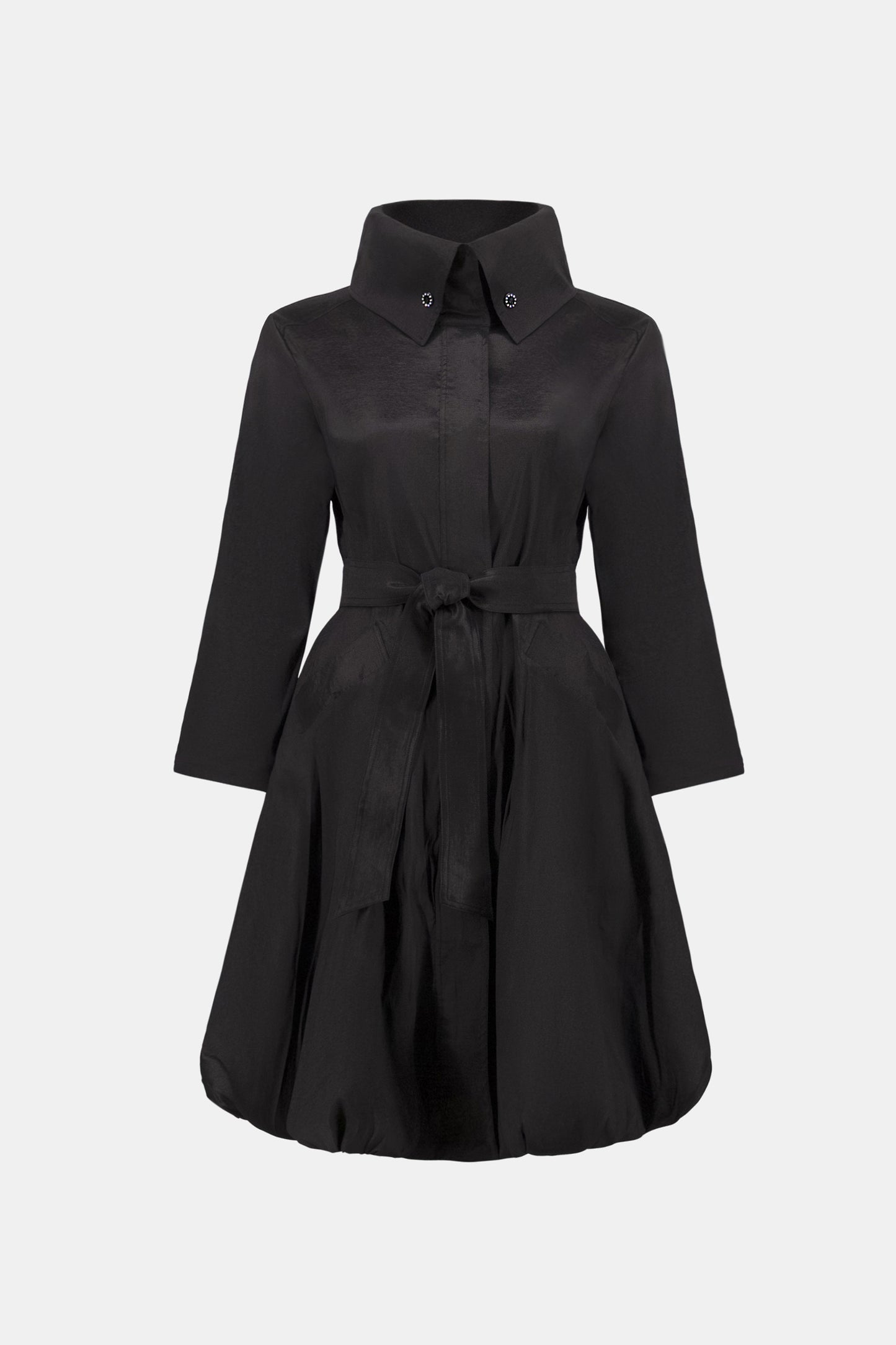 Joseph Ribkoff Balloon Coat - Black - Sizes: M L