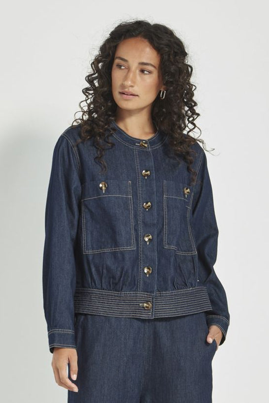 SALE Verge "Enthrall Jacket" Dark Denim - Size: XL