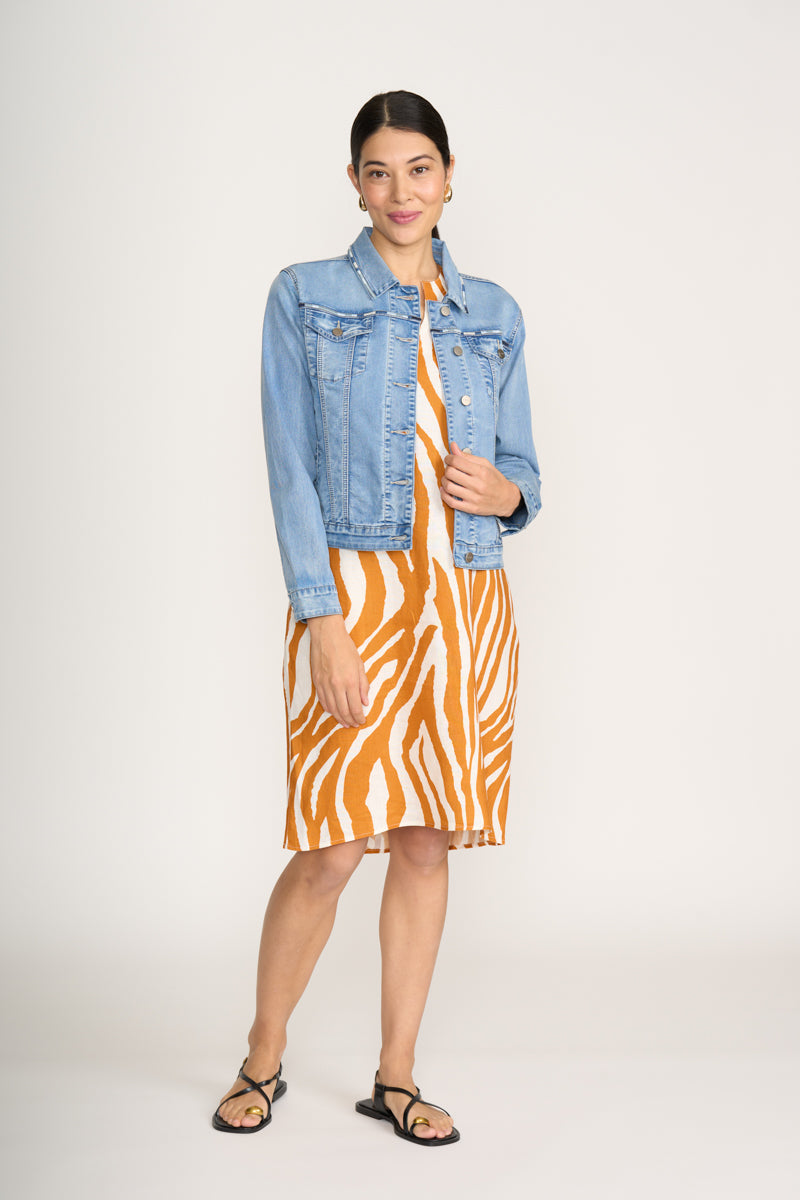 Foil "That's Inthreadable" Denim Jacket - Sizes: 16 18