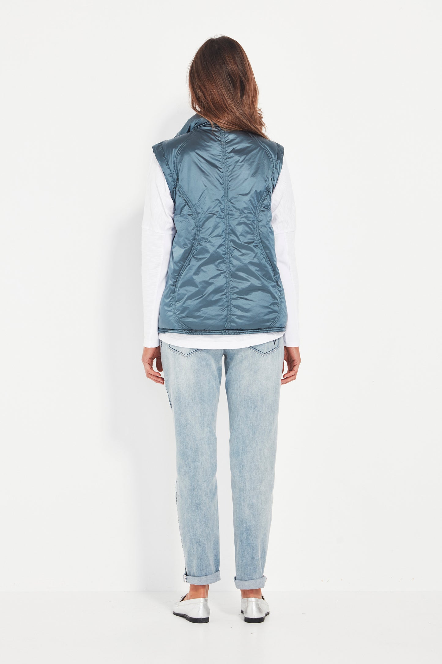 Verge "Nocturnal Vest"- Denim Blue - Sizes: S M L XL