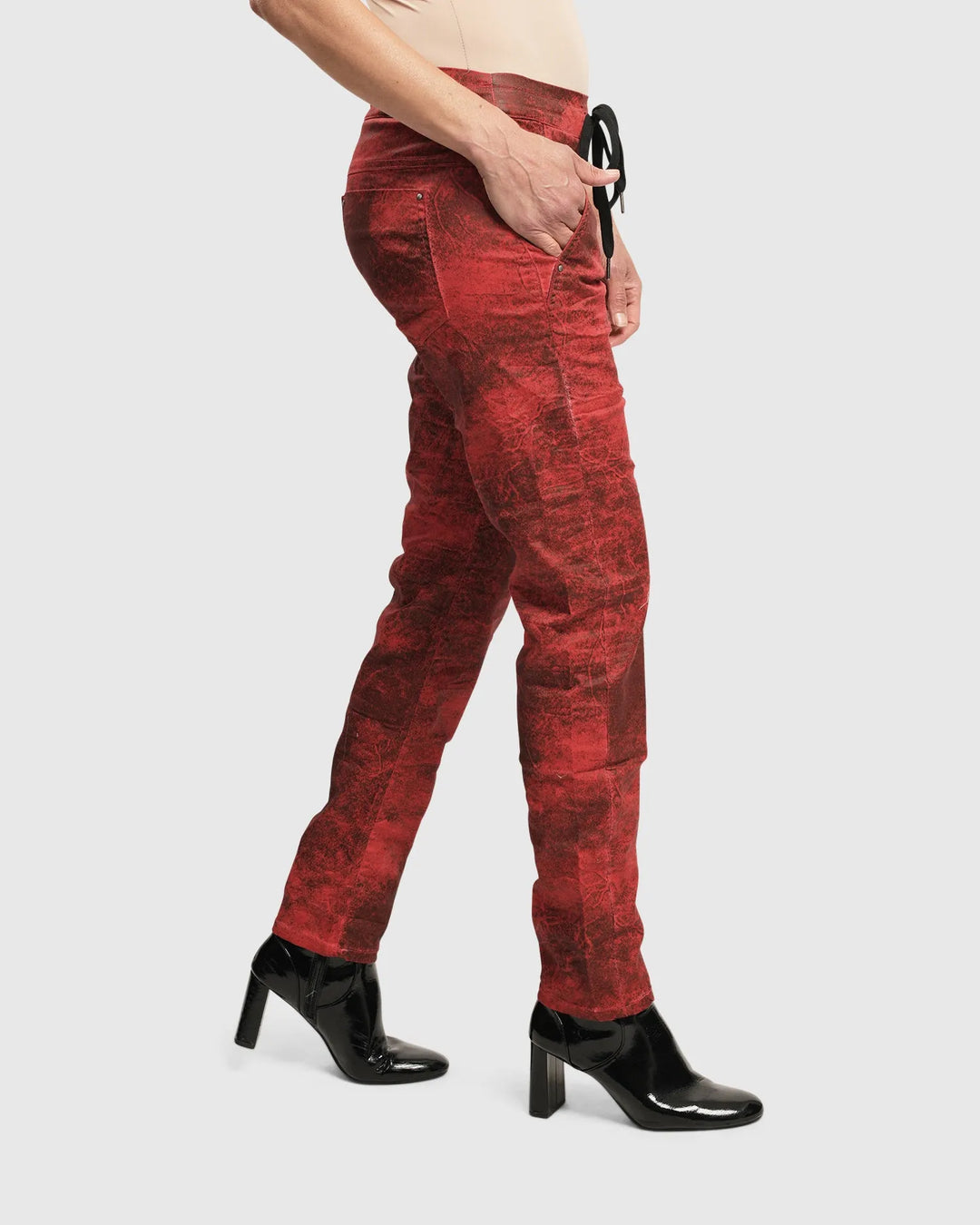SALE Alembika Red Iconic Stretch Jeans Desires - Sizes: 14