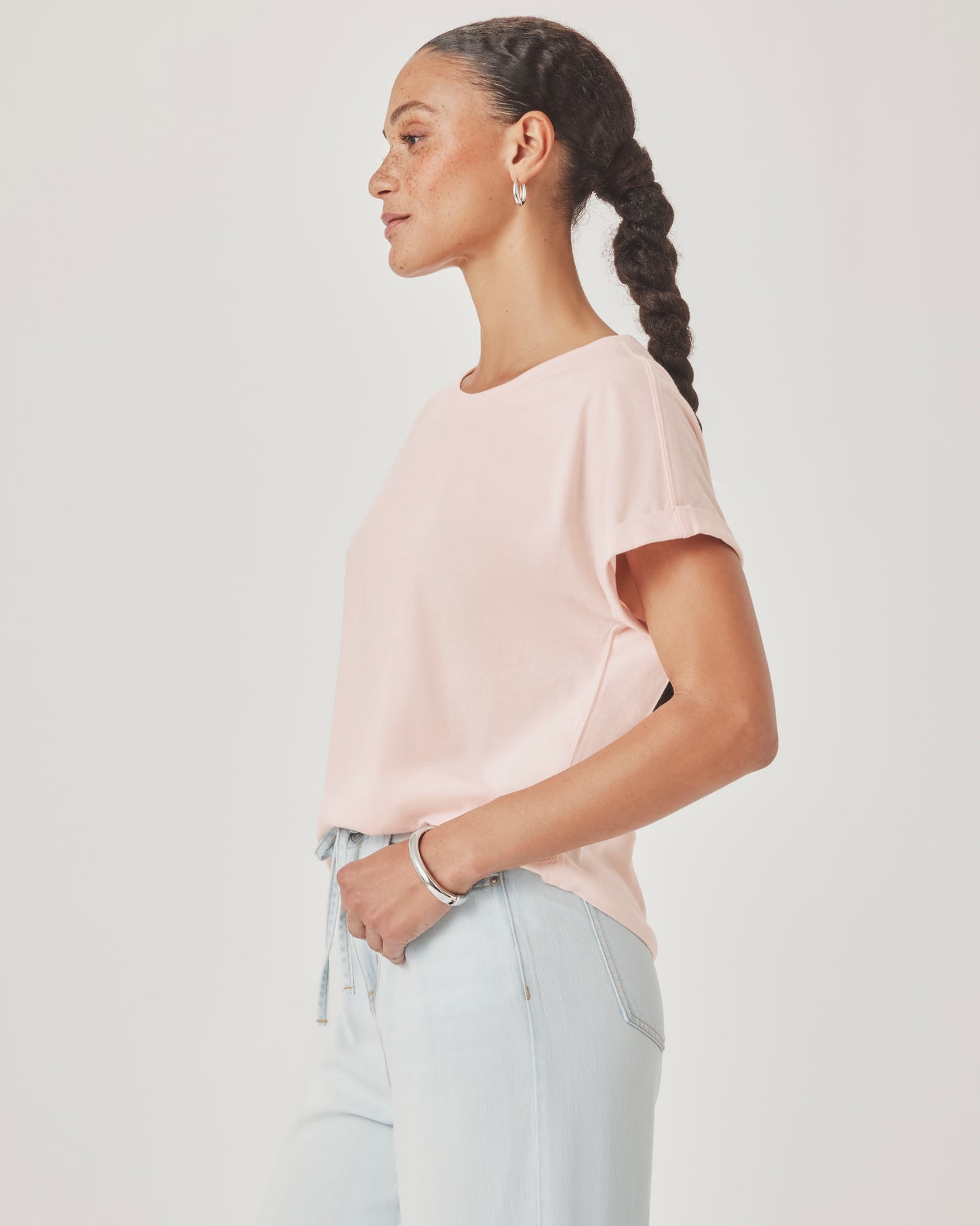 Splendid "Skye" Short Sleeve Tee - Rose - Sizes: M L XL