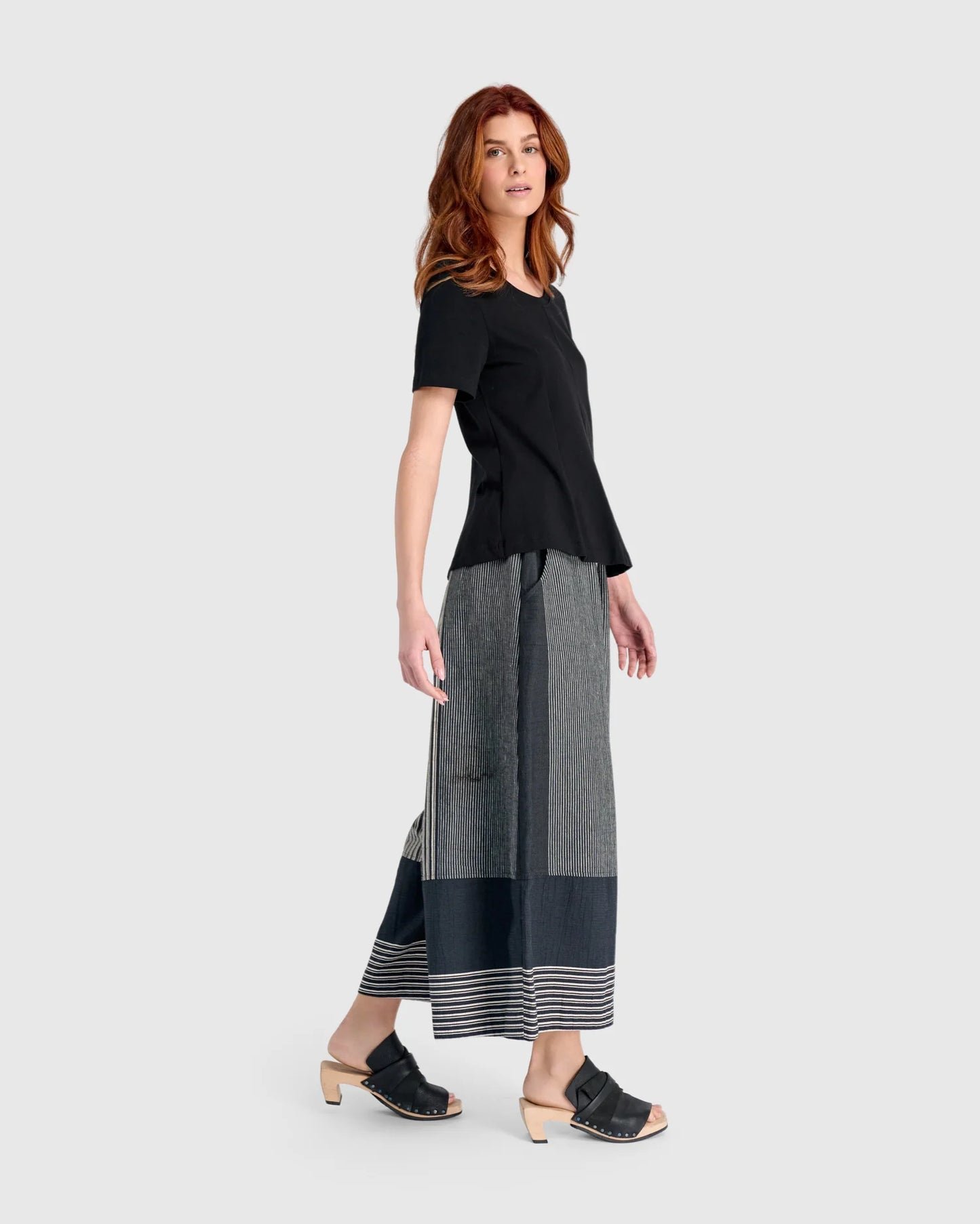 Alembika Essential Shaped Tee - Black - Sizes: 12(2) 14(3) 16(4)