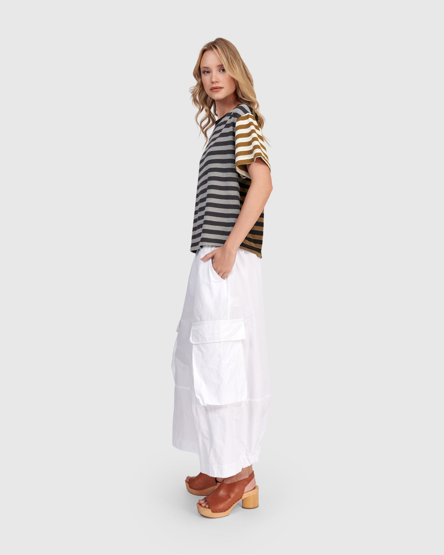 Urban By Alembika Tee -Stripes - Sizes: S