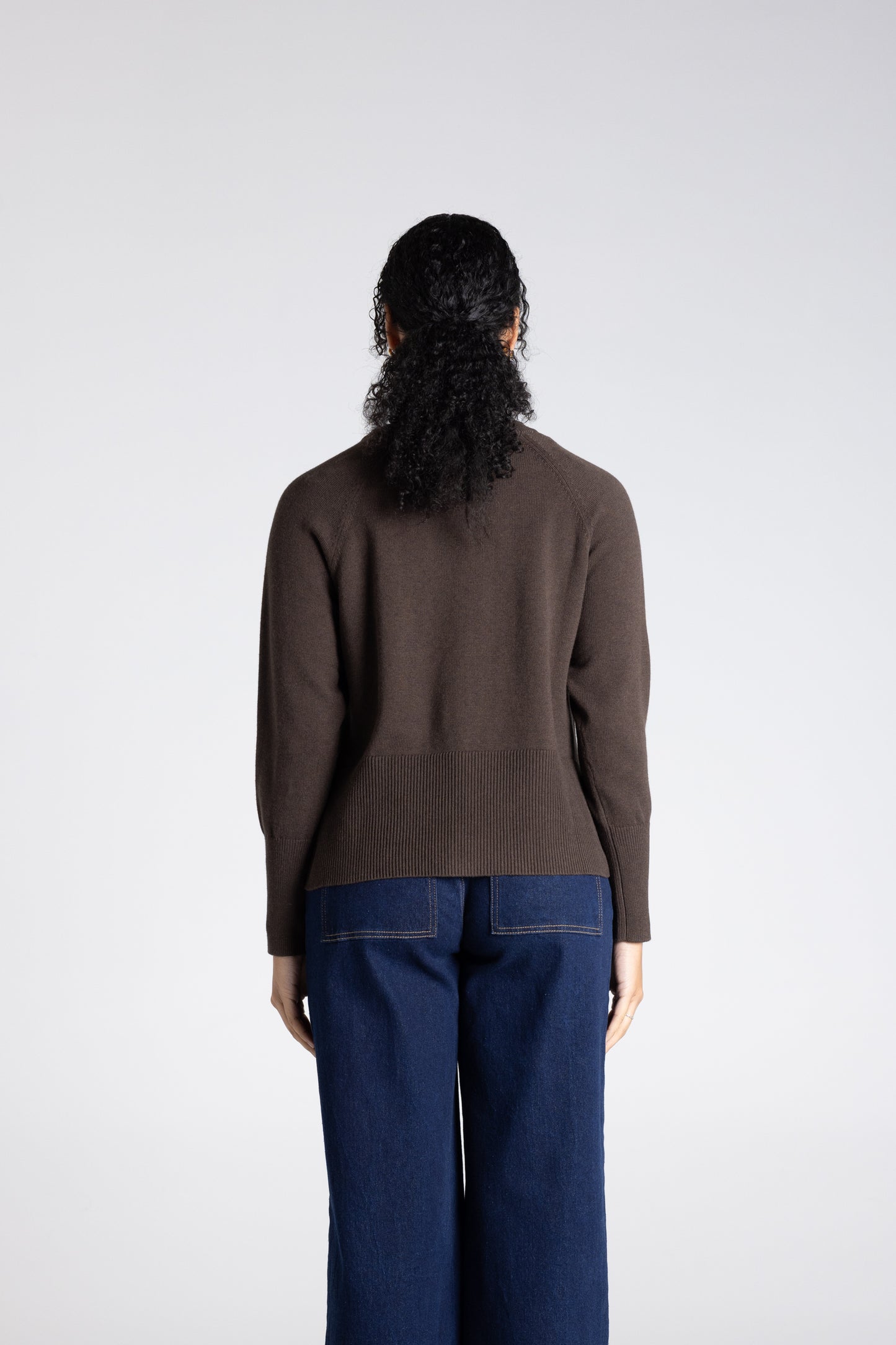 Two - T's Crew Neck Basic Sweater - Brazil Nut - Sizes: S M L