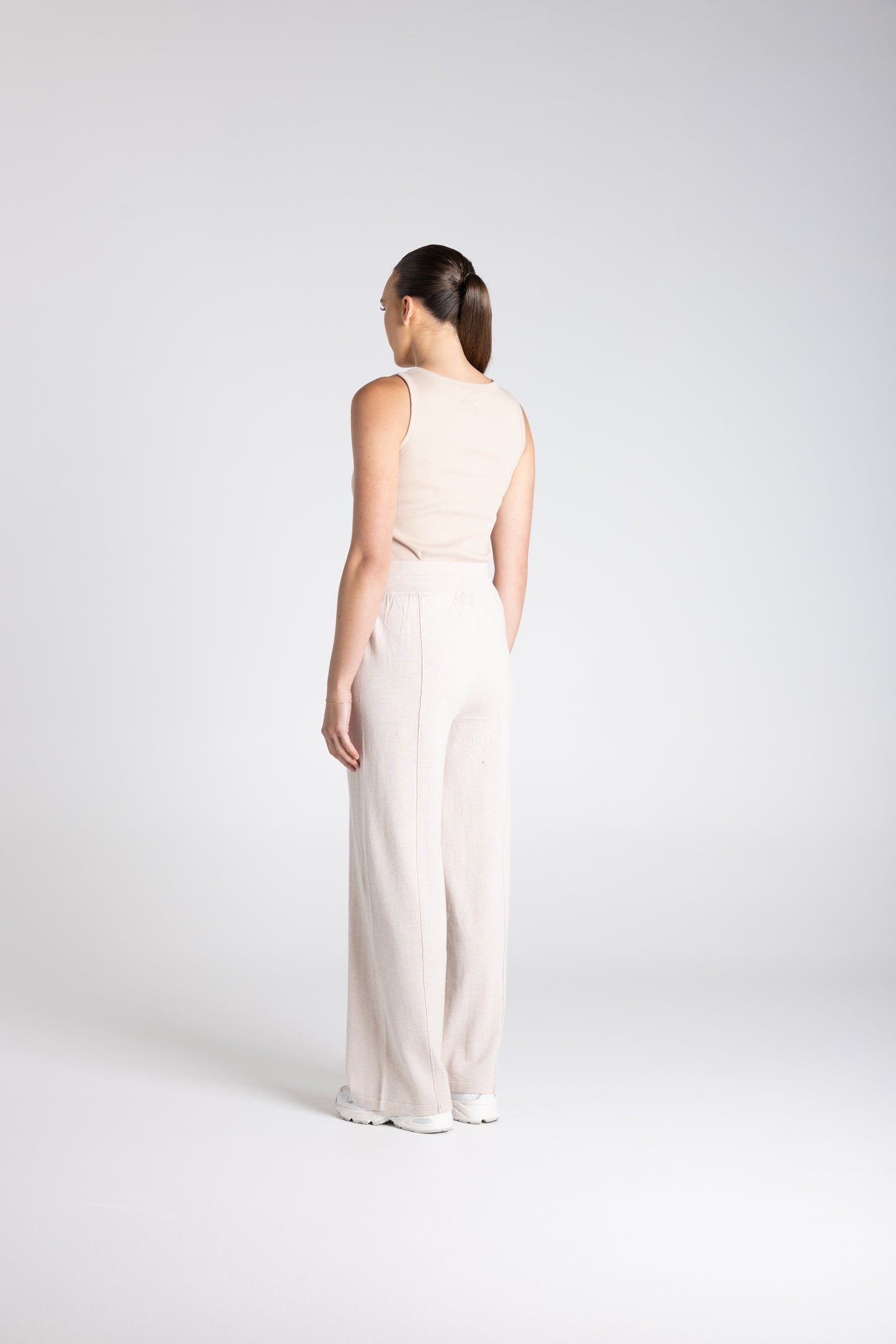 Two -T's Knit Pant - Oat - Sizes: XS S M L