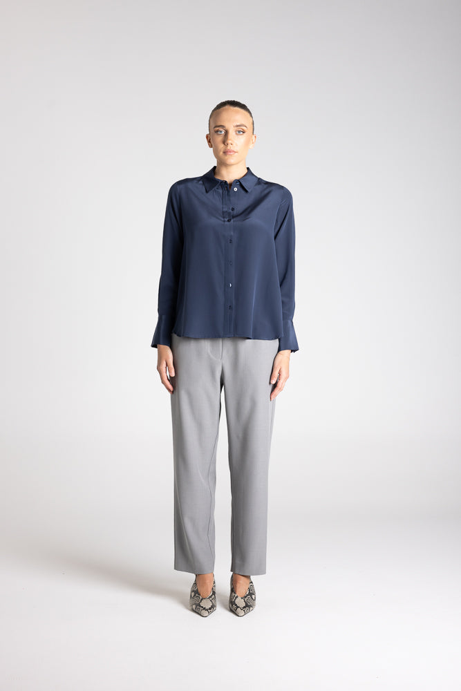 Two - T's Ink Silk Shirt - Sizes: 8 12 16