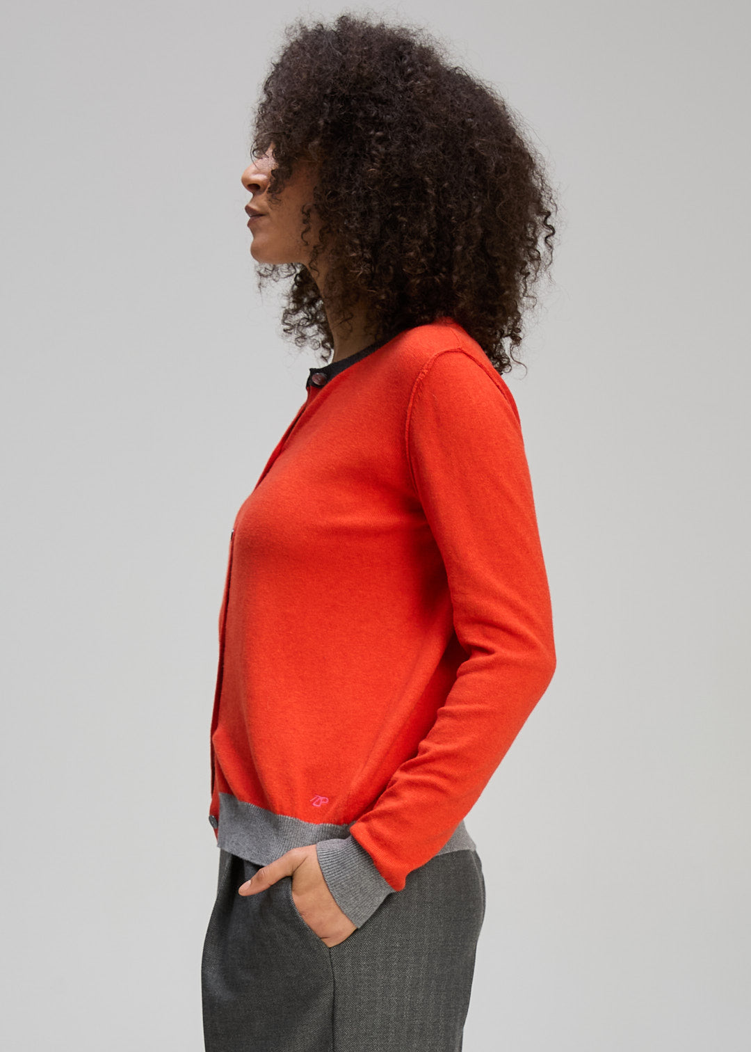 Zaket & Plover " Essential Cardi" - Paprika - Sizes: L XL