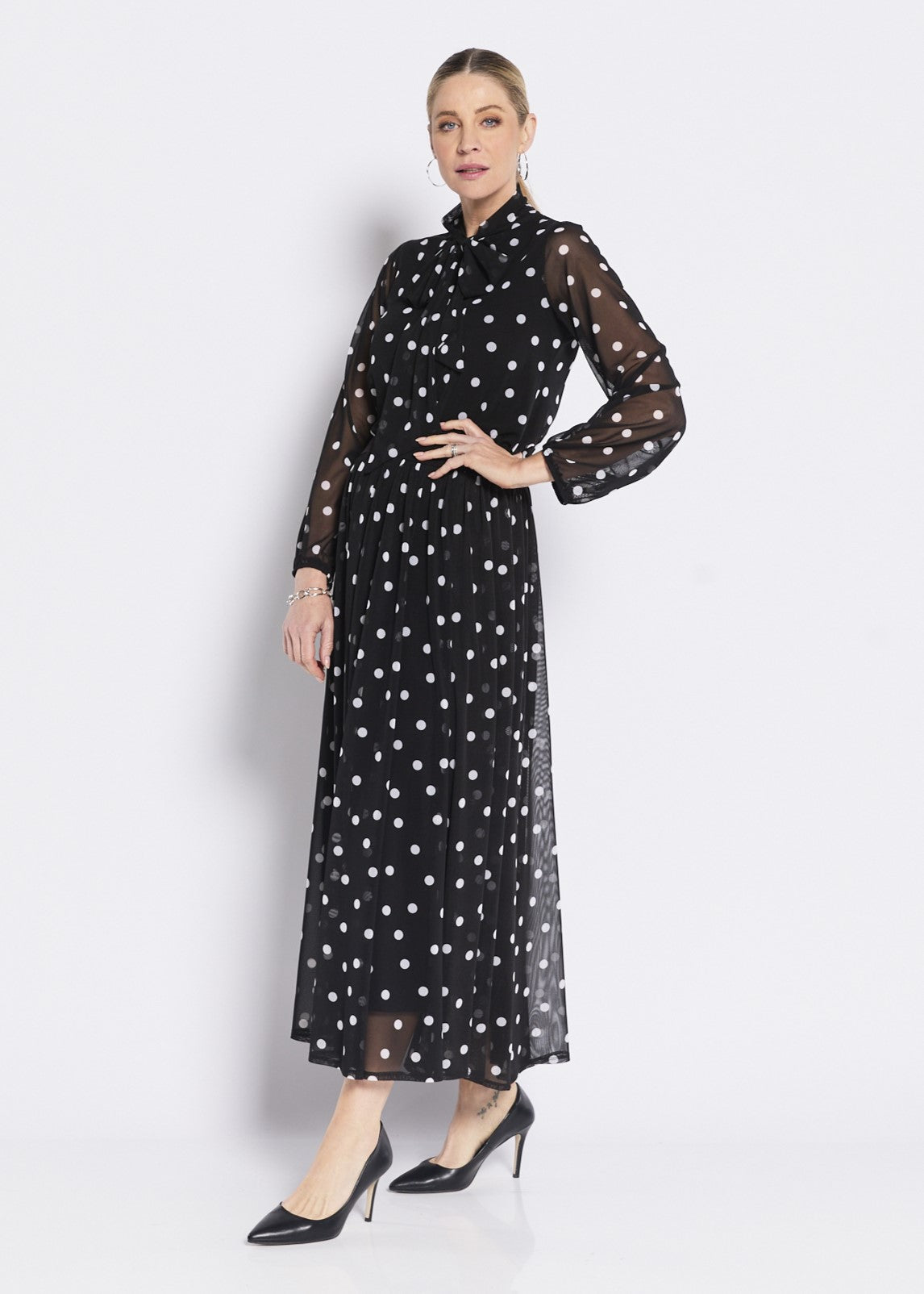 Philosophy "Kate" Mesh Skirt - Polkadot - Sizes: 8 10 14 16