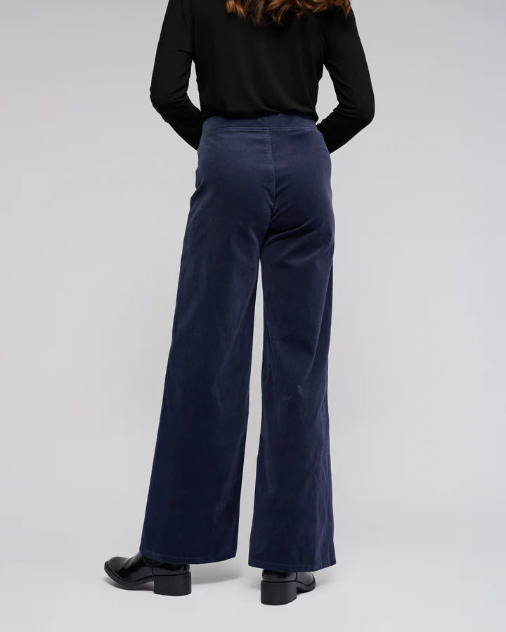 Vassalli "Loft Cord Pull On Pants" - Slate - Sizes: 12 14 16