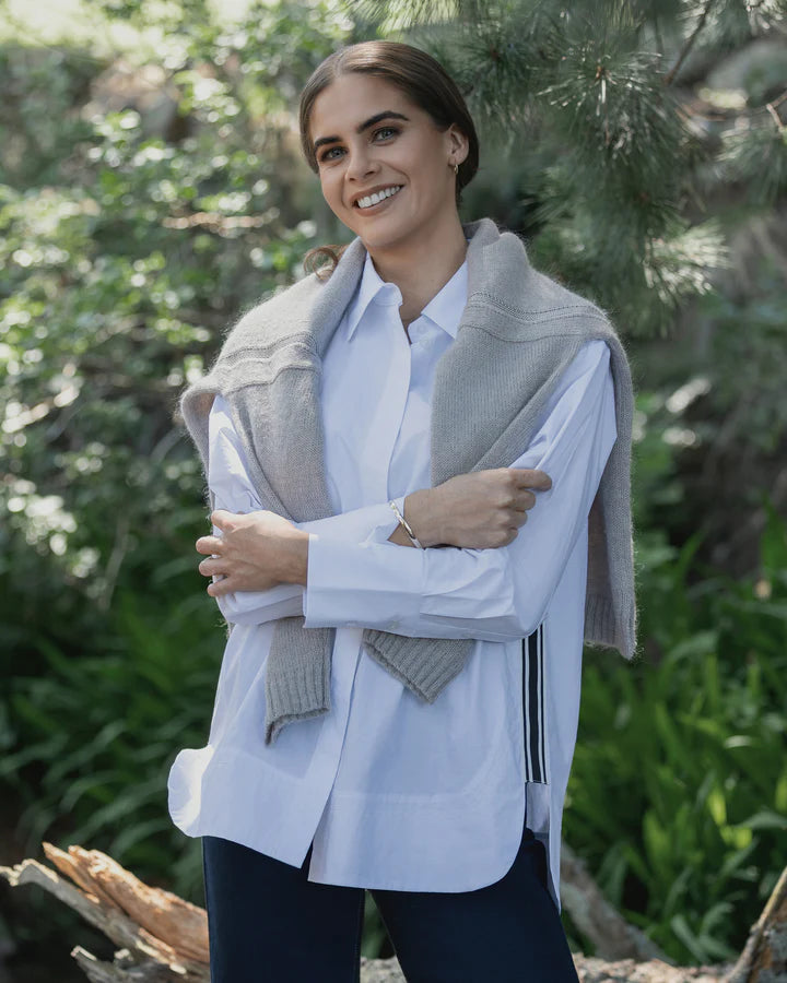 Vassalli Chart Shirt - White - Sizes: 8 10 12 14 16 18