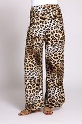 Zhrill 'ZhPala' Pants - Leopard Print - Sizes: 6(25) 8(26) 10(27) 12(28) 14 (29)
