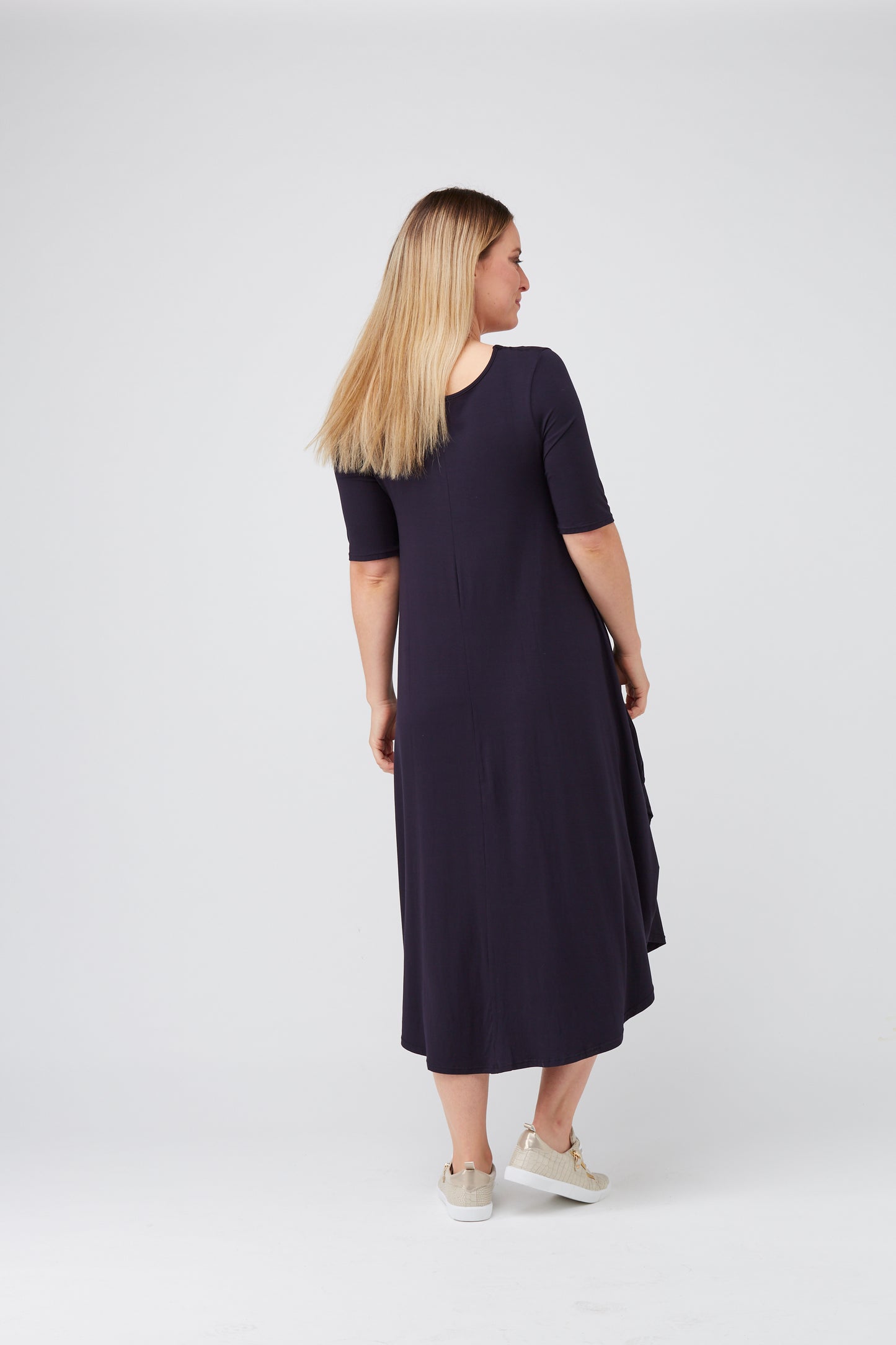 Tani Original Tri Dress French Navy Sizes: