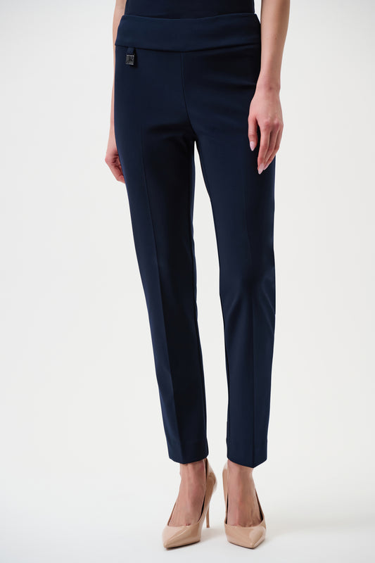 Joseph Ribkoff Classic Tailored Slim Pant - Midnight Blue - Sizes: 8 10 12 14 16 18
