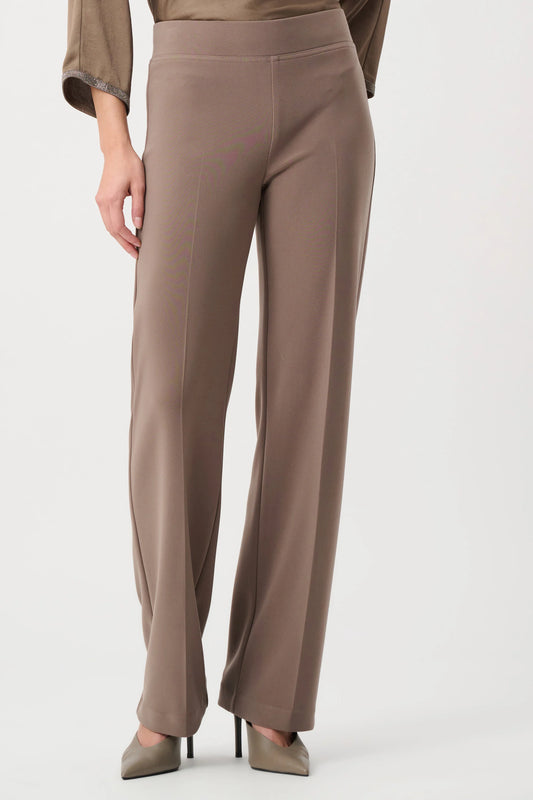 Joseph Ribkoff Classic Wide Leg Pants - Mink - Sizes: 10 12 14 16