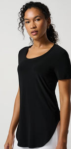 Joseph Ribkoff Classic T-Shirt -Black - Sizes: 8 12 18