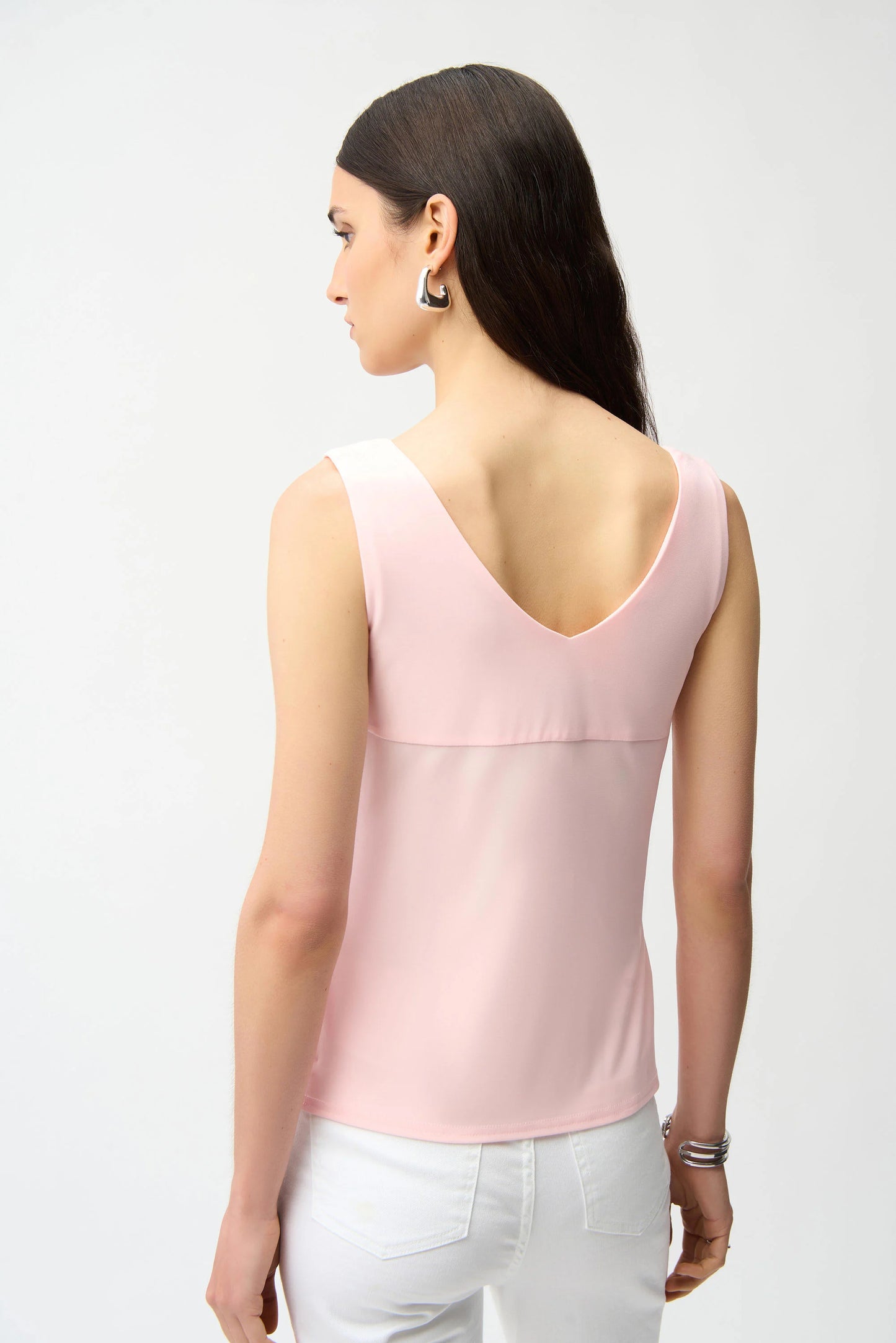 Joseph Ribkoff Classic V-neckline Cami - Petal Pink - Sizes: 10