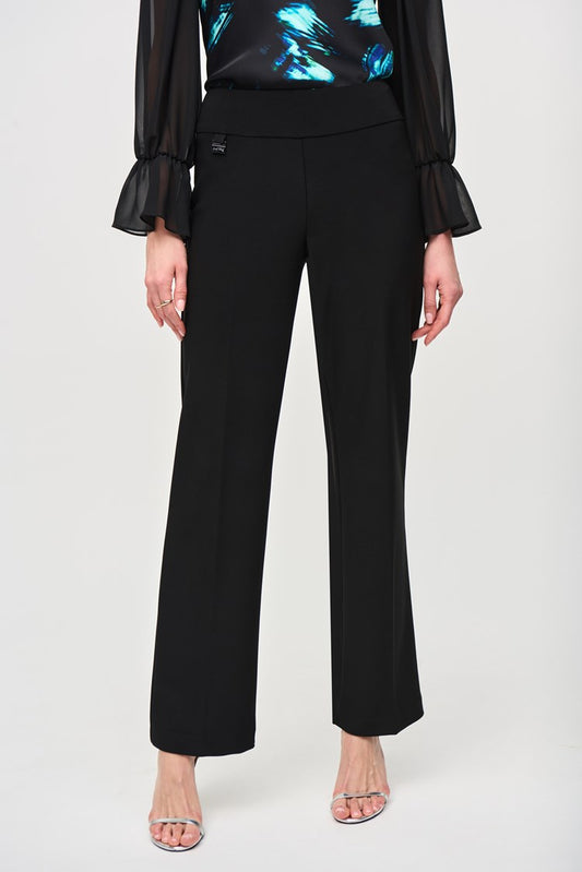 Joseph Ribkoff   Classic Straight Leg Pant   Black   -   Sizes:   18