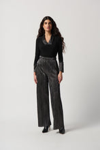 Load image into Gallery viewer, SALE  Joseph Ribkoff  Lame Crinkle Pant    Charcoal  -  Sizes:  8  12  14