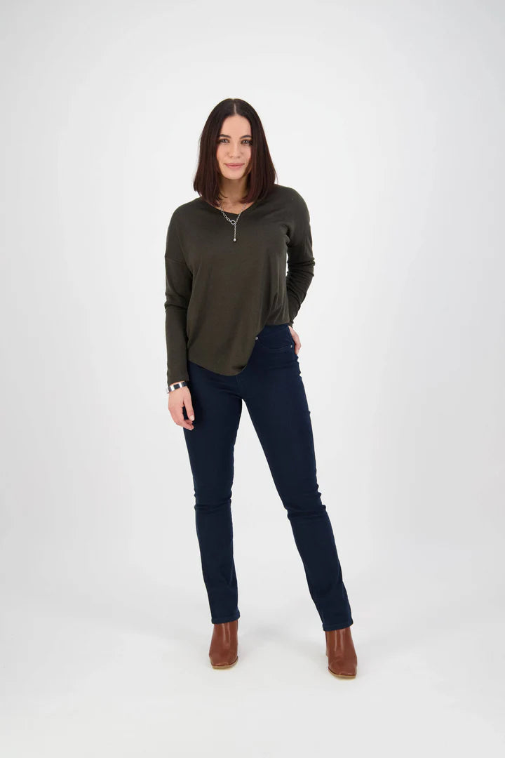 Vassalli    Slim Leg Jean    -    Indigo Denim    -    Sizes: 8