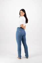 Load image into Gallery viewer, Vassalli   Mid Wash Slim Pull On Jean  -  Sizes: 10  12