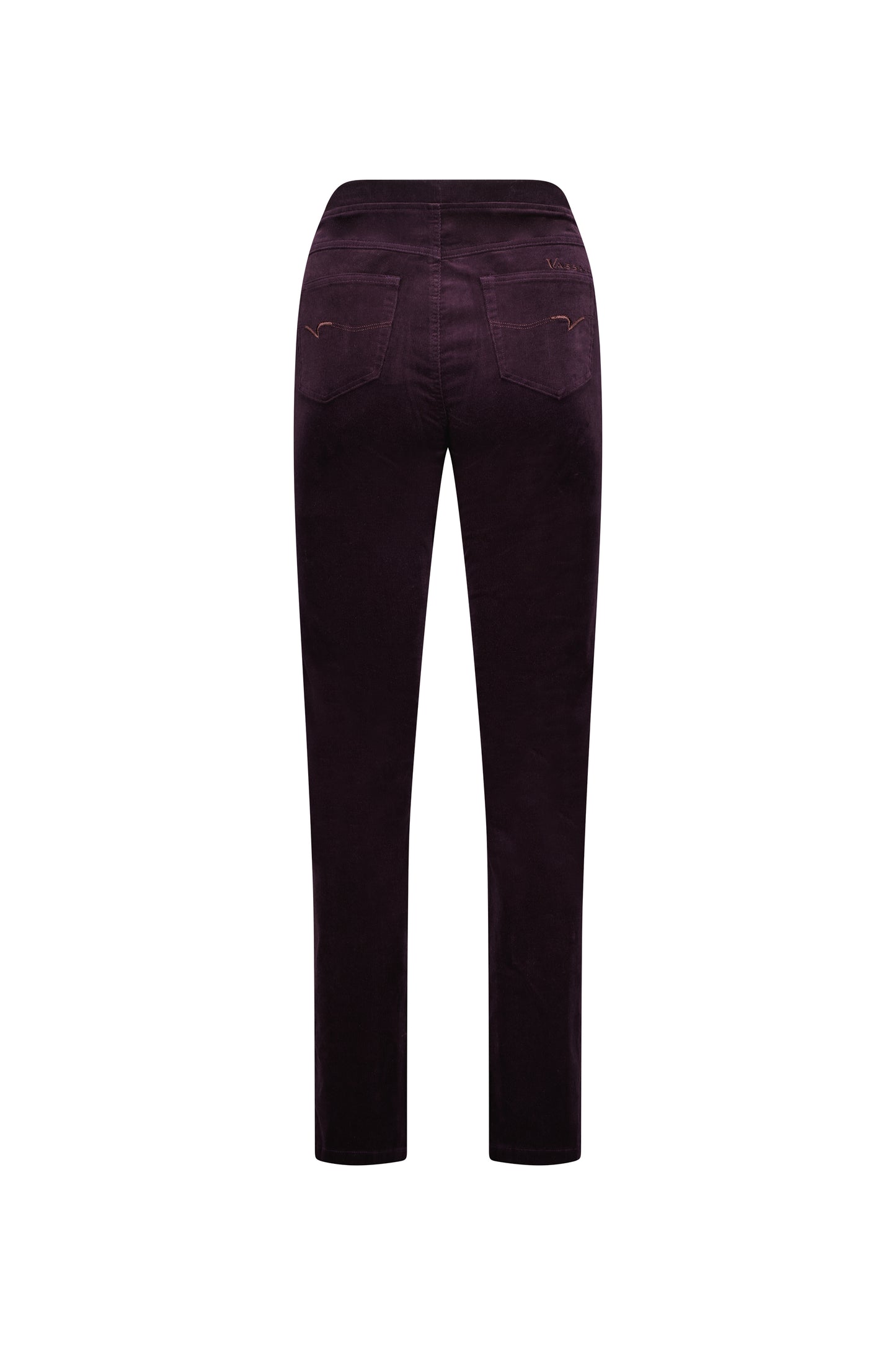 Vassalli    Mulberry Slim Leg Cord Pant  -   Size:  12