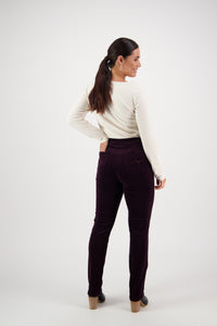 Vassalli  Mulberry Slim Leg Cord Pant - Sizes: 10  12  16