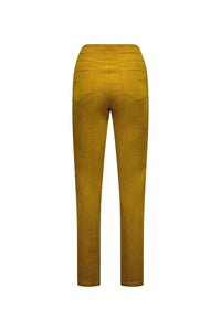 Vassalli Slim Leg Cord Pant - Mustard - Sizes: 10 12 14 16