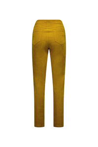 SALE  Vassalli   Slim Leg Cord Pant    Mustard   -  Sizes:  16