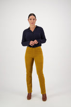 Load image into Gallery viewer, Vassalli Slim Leg Cord Pant - Mustard - Sizes: 10 12 14 16
