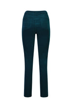 Load image into Gallery viewer, Vassalli Slim Leg Cord Pant - Peacock - Sizes:  14 16