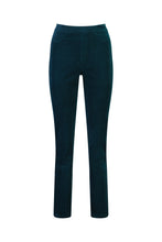 Load image into Gallery viewer, SALE  Vassalli  Slim Leg Corduroy Pant   Peacock  -  Size: 16