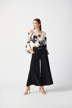 Load image into Gallery viewer, Joseph Ribkoff Floral Satin Off Shoulder Top - Sizes:  10 12 16 18