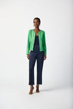 Load image into Gallery viewer, Joseph Ribkoff   Green Faux Suede Jacket  -  Size:  S