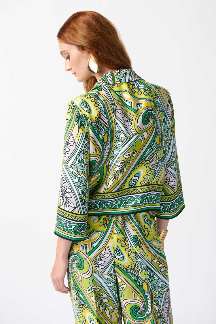 Joseph Ribkoff   Paisley Print Tie Top   -   Sizes: 10 12