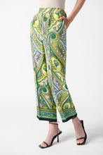 Load image into Gallery viewer, Joseph Ribkoff    Paisley Print Cropped Pant    -    Sizes:  10  12