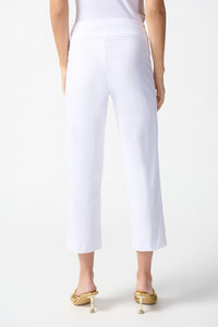 Joseph Ribkoff    Millennial White Cropped Pant   -   Sizes: 14 16