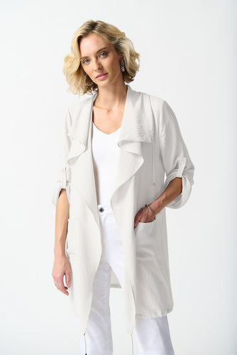 Joseph Ribkoff Relaxed Cover Up - White - Sizes: 8 10