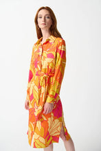 Load image into Gallery viewer, Joseph Ribkoff   Floral Shirtmaker Dress   -   Sizes:  10 12