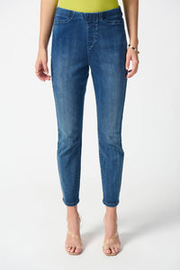 SALE   Joseph Ribkoff    Blue Pull On Slim Jean   -    Sizes:  8  16