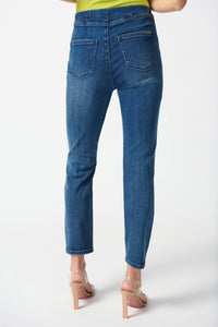 Joseph Ribkoff  Blue Pull On Slim Jean - Sizes: 8  10  14  16