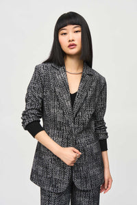 Joseph Ribkoff  Tweed Blazer in Black/White - Sizes: 8  10