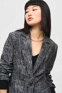 SALE   Joseph Ribkoff   Tweed Blazer in Black/White   -   Size:   10